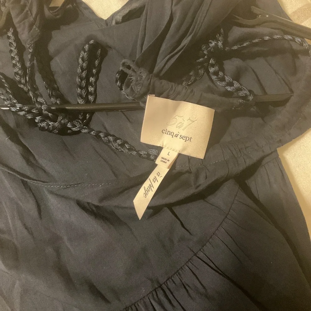 Cinq a sept navy dress